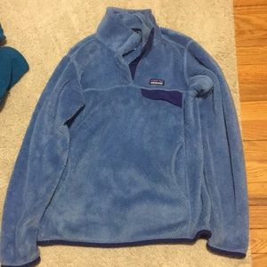 Fleece Patagonia half button up jacket